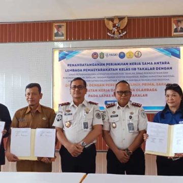 Lapas Takalar Teken PKS dengan 5 Stakeholder dan Resmikan Sarana Kesehatan dan Pembinaan